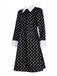 [Prevendita] Abito stile Mercoledì Addams nero anni '40