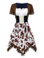 Costume da cowgirl western con frusta anni '40