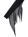 Completo costume da strega gotica con lacci anni '70