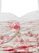 [Prevendita] Costumi con Gonna Rose Arricciato Scollo all'americana Anni '50