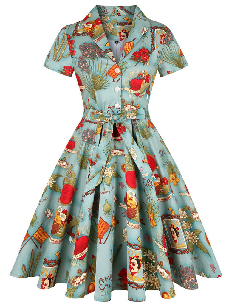 Vestito Swing Fumetti anni '50