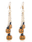 Orecchino di Halloween con zucca degli anni '50