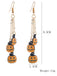 Orecchino di Halloween con zucca degli anni '50