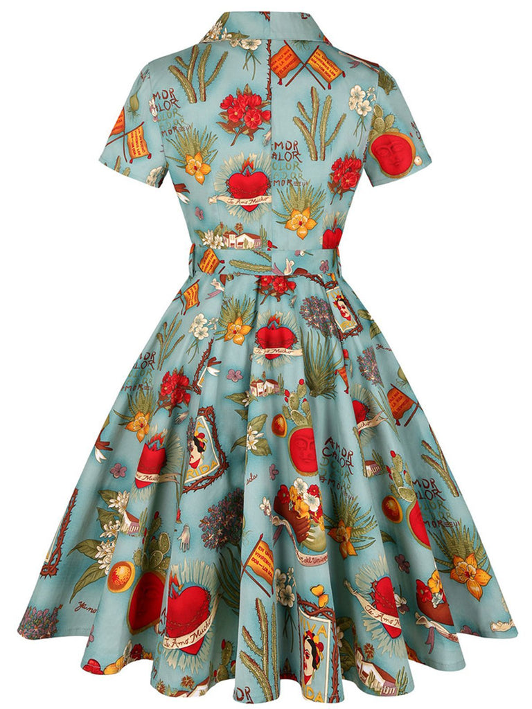 Vestito Swing Fumetti anni '50