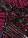 Vestito con paillettes flapper anni '20