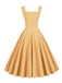 1950s Corduroy Solid Vintage Dress