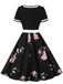 Abito Swing Patchwork Floreale anni '50