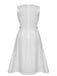 Abito vintage plissettato bianco anni '50