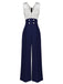 Tuta con bottoni patchwork a pois anni '50