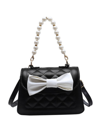 Borsa Retrò con fiocco e perle