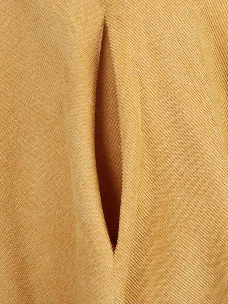 1950s Corduroy Solid Vintage Dress