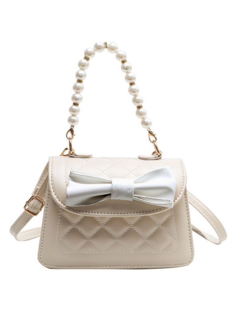 Borsa Retrò con fiocco e perle