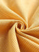 Vestito giallo con cintura scozzese anni '50