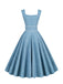 1950s Corduroy Solid Vintage Dress