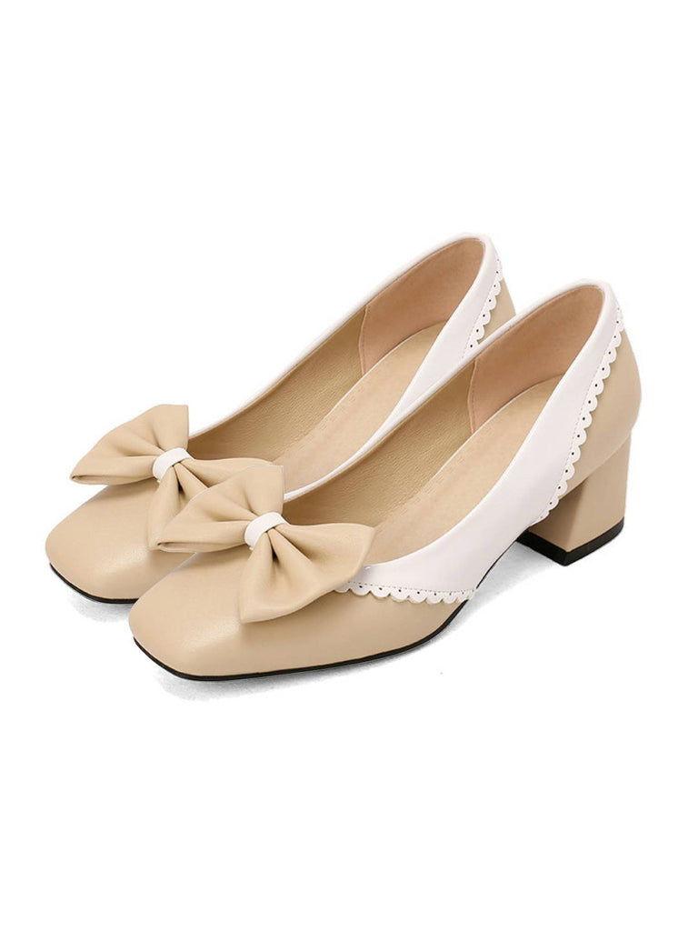 Scarpe con tacco alto Mary Jane retrò