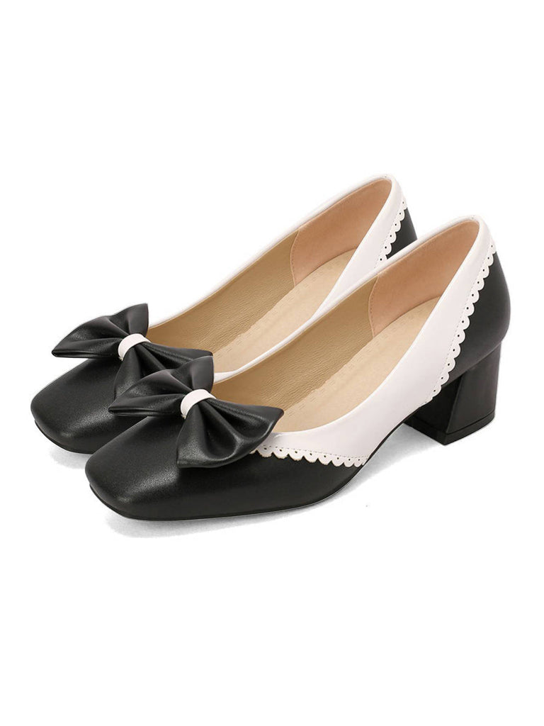 Scarpe con tacco alto Mary Jane retrò