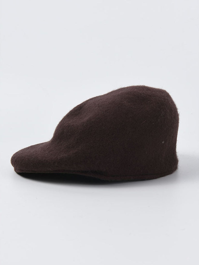 Cappello da pittore in tinta unita in lana retrò