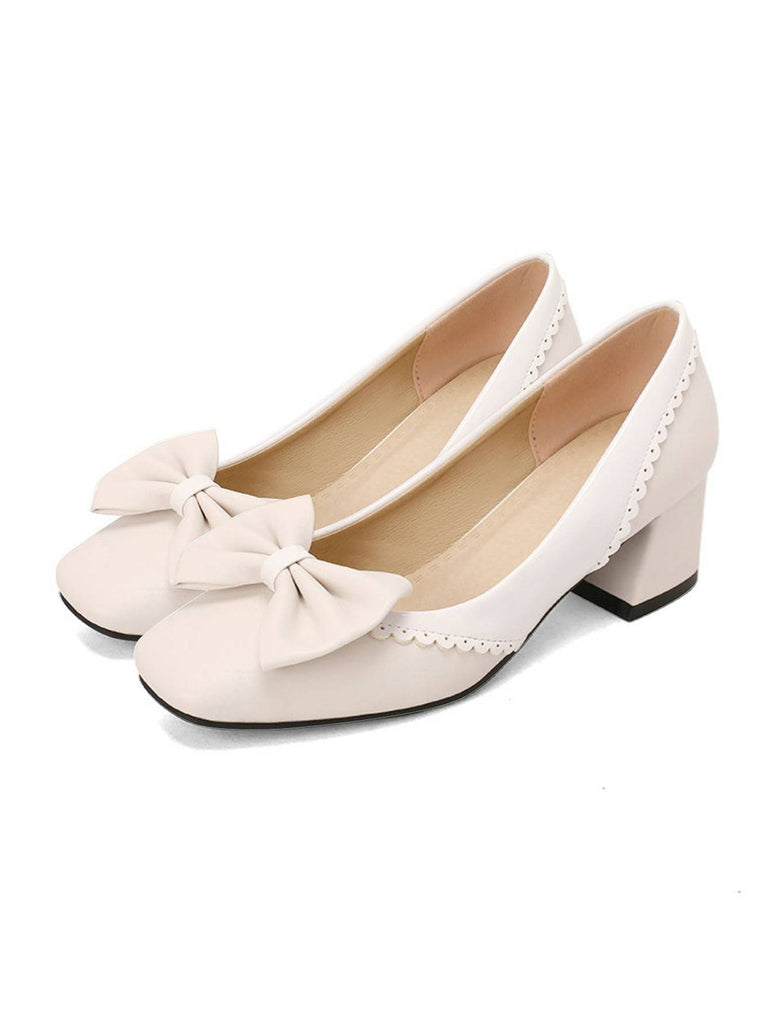 Scarpe con tacco alto Mary Jane retrò
