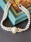 Collana di perle con strass Retrò