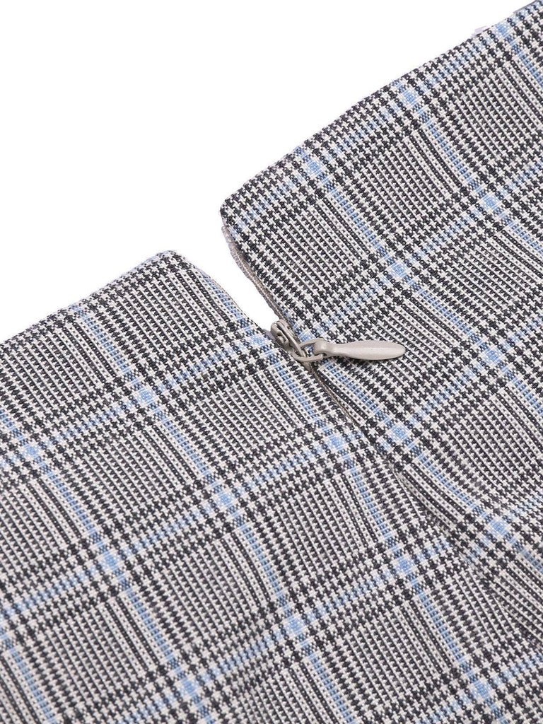 2 pezzi camicetta anni '50 e pantaloni con bretelle