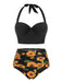Bikini a girasole con ferretto plissettato