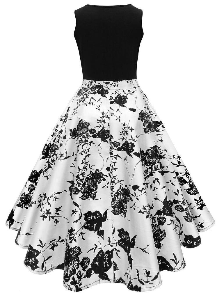 Vestito Swing Floreale anni '50