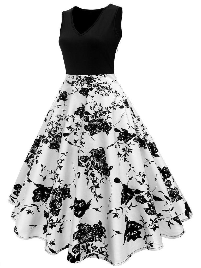 Vestito Swing Floreale anni '50