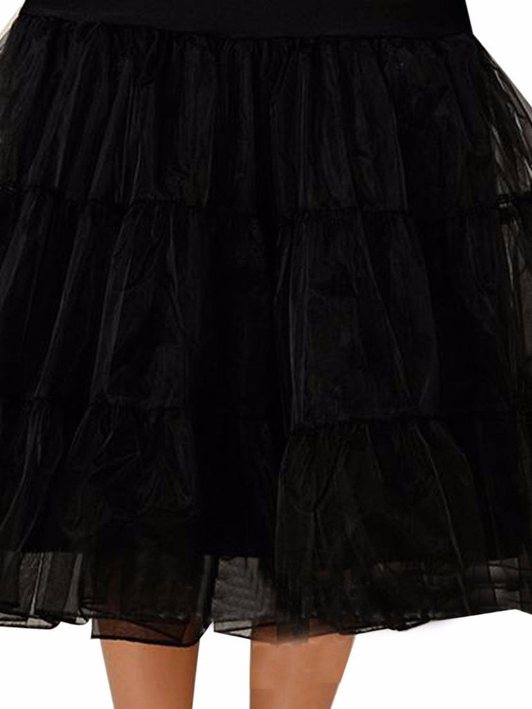 Sottogonna Vintage Anni 50 In Organza - Con Crinolina, Per Abiti Rockabilly, Festa, Matrimonio - Foto 6