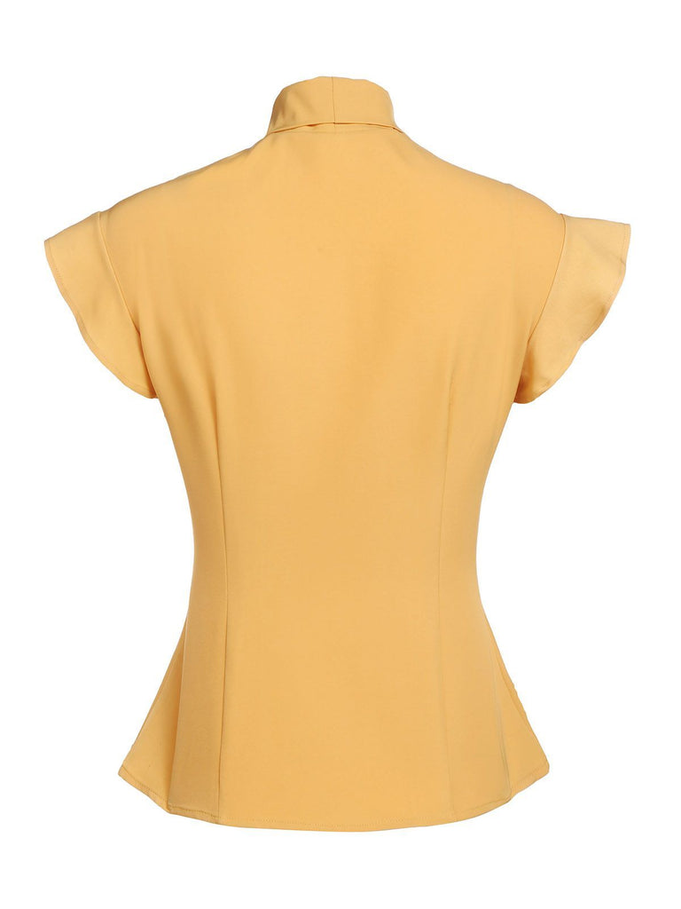 2 pezzi camicetta anni '50 e pantaloni con bretelle