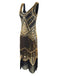 Abito Flapper con paillettes oro anni '20